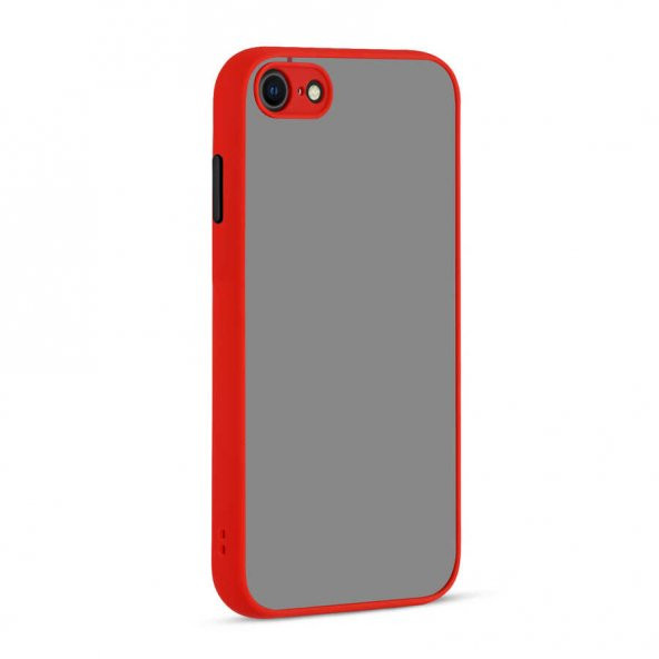 Apple iPhone SE 2020 Kılıf Hux Kapak - Kırmızı