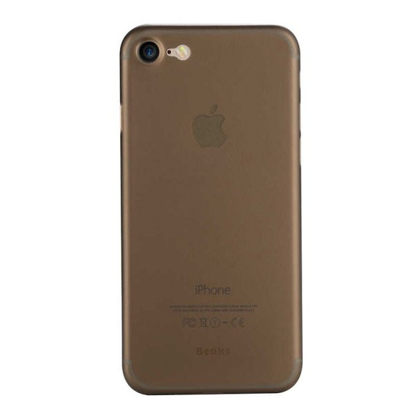 Apple iPhone SE 2022 Kılıf 1.Kalite PP Silikon - Transparan Siyah