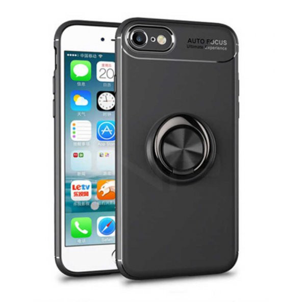 Apple iPhone SE 2022 Kılıf Ravel Silikon Kapak - Siyah