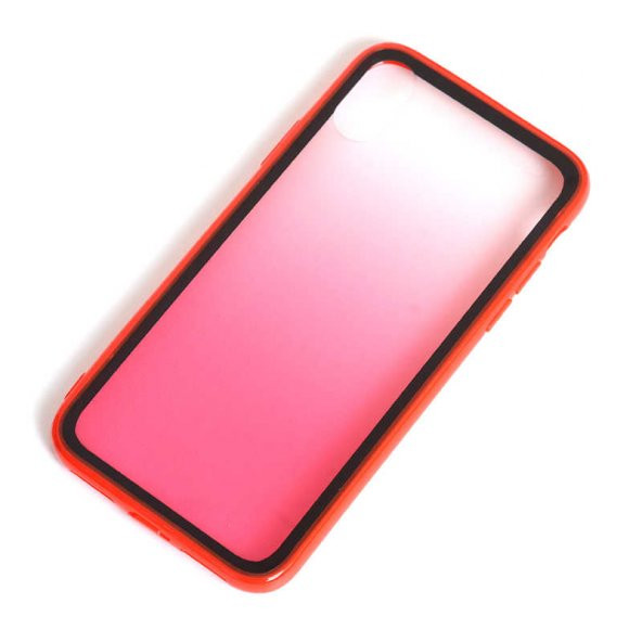 Apple iPhone X Kılıf Estel Silikon - Kırmızı
