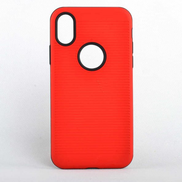 Apple iPhone X Kılıf Youyou Silikon Kapak - Kırmızı