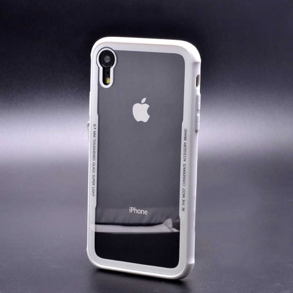 Apple iPhone XR 6.1 Kılıf Craft Arka Kapak - Beyaz
