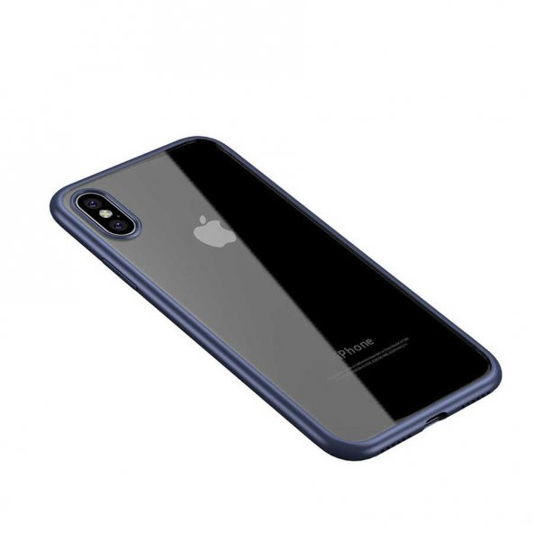 Apple iPhone XS 5.8 Kılıf Hom Silikon - Lacivert