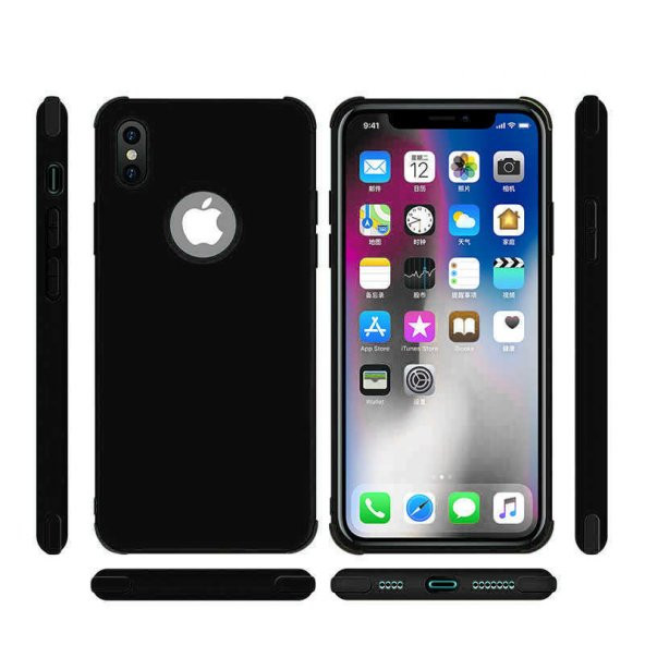 Apple iPhone XS Max 6.5 Kılıf Neva Silikon - Siyah