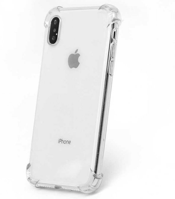 Apple iPhone XS Max 6.5 Kılıf Nitro Anti Shock Silikon - Renksiz