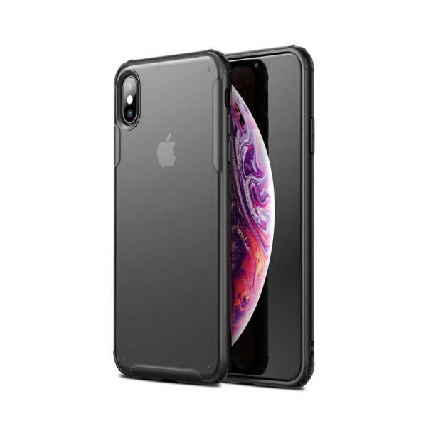 Apple iPhone XS Max 6.5 Kılıf Volks Kapak - Siyah