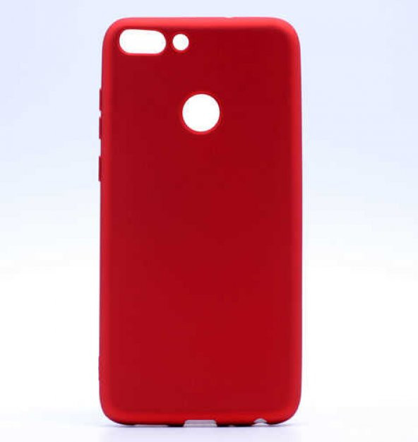 Huawei P Smart Kılıf Premier Silikon Kapak - Kırmızı