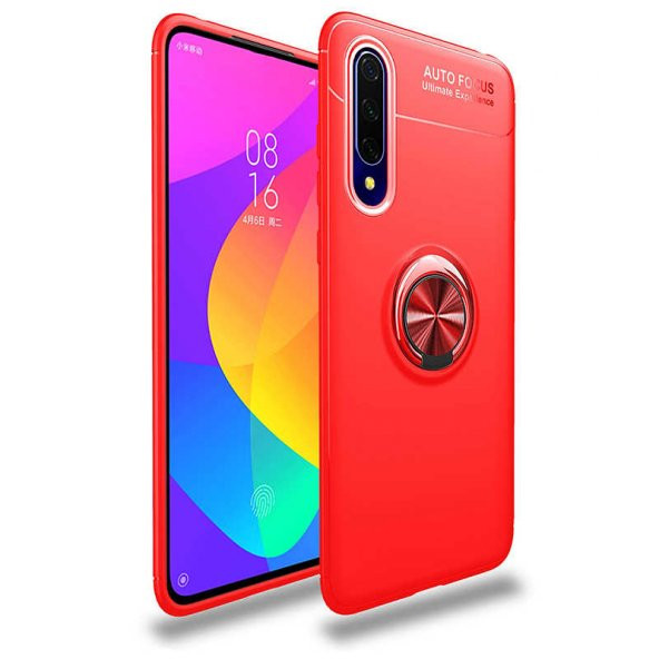 Huawei P Smart Pro 2019 Kılıf Ravel Silikon Kapak - Kırmızı