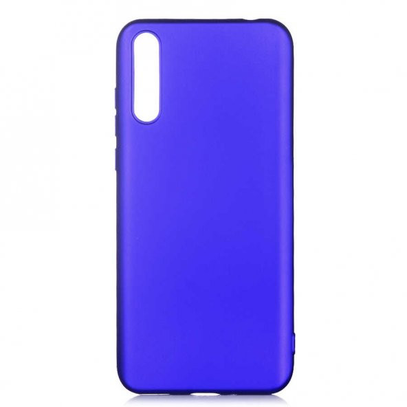 Huawei P Smart S (Y8P) Kılıf Premier Silikon Kapak - Saks Mavi
