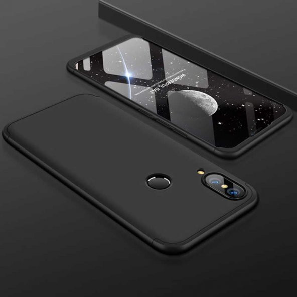 Huawei P20 Lite Kılıf Ays Kapak - Siyah