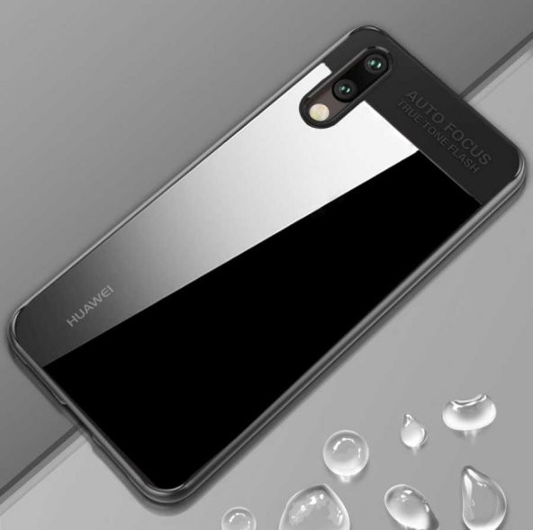 Huawei P20 Lite Kılıf Buttom Kapak - Siyah