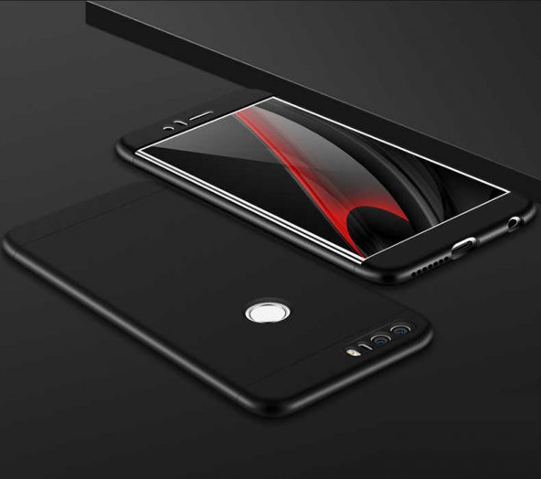 Huawei P9 Lite 2017 Kılıf Ays Kapak - Siyah