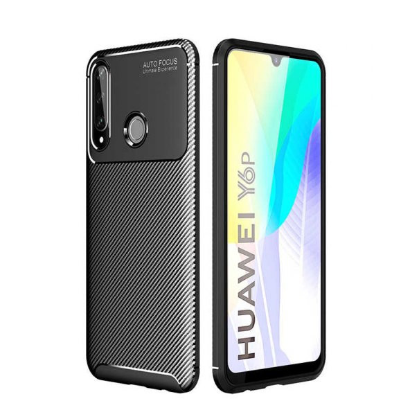 Huawei Y6P Kılıf Negro Silikon Kapak - Siyah
