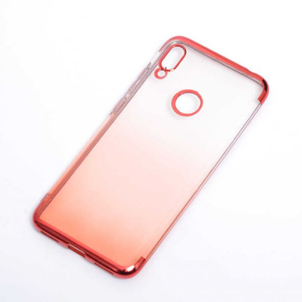 Huawei Y6S 2019 Kılıf Moss Silikon - Kırmızı