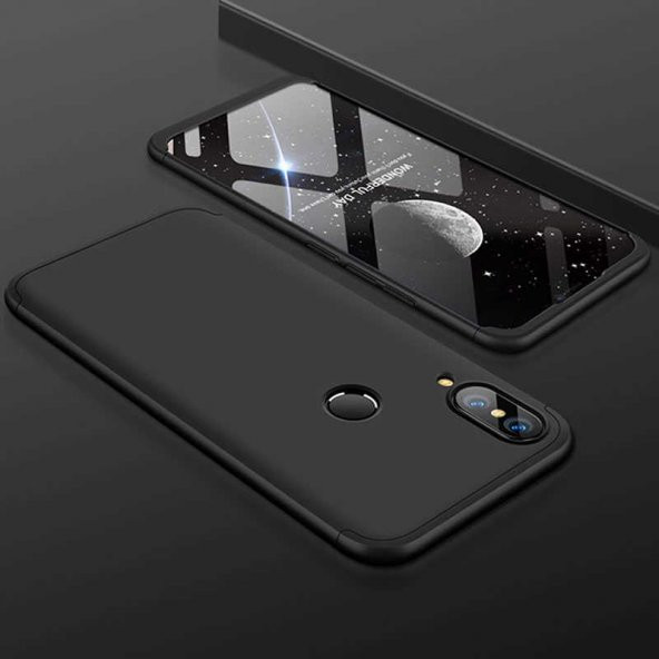 Huawei Y7 Prime 2019 Kılıf Ays Kapak - Siyah