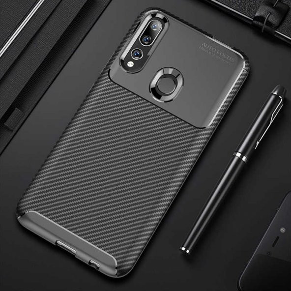 Huawei Y9 Prime 2019 Kılıf Negro Silikon Kapak - Siyah