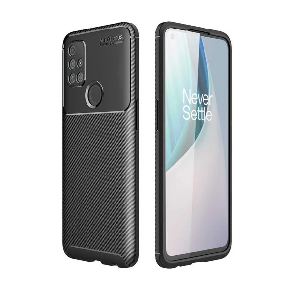 One Plus Nord N10 5G Kılıf Negro Silikon Kapak - Siyah