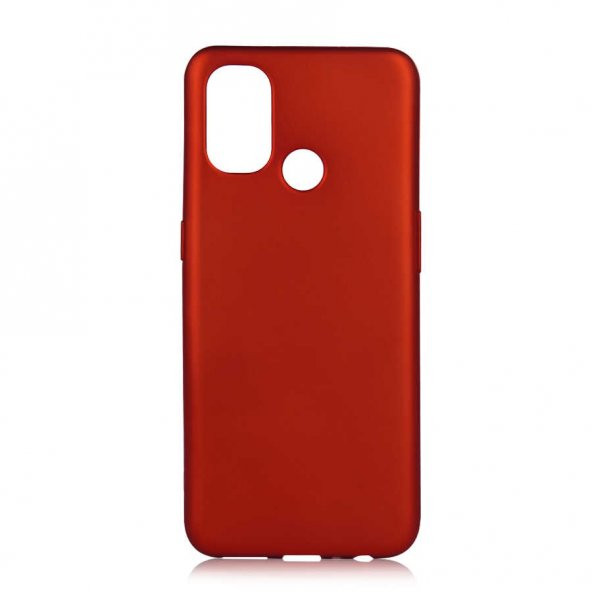 One Plus Nord N100 Kılıf Premier Silikon Kapak - Kırmızı