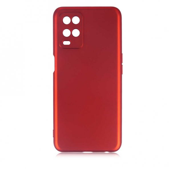 Oppo A54 4G Kılıf Premier Silikon Kapak - Kırmızı
