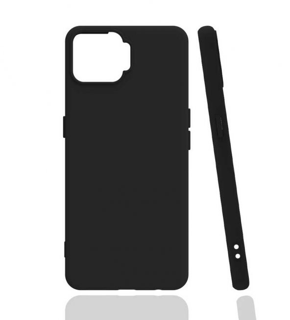 Oppo A73 Kılıf Biye Silikon - Siyah