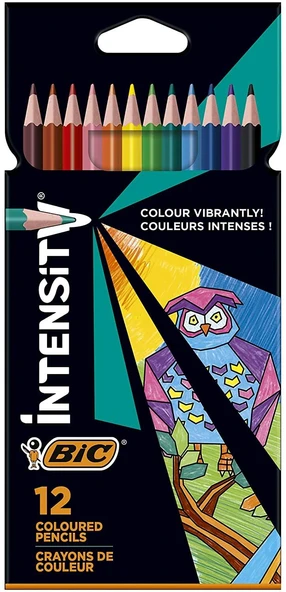 Bic İntensity Color Up Kuru Boya Kalemi 12Li - 1