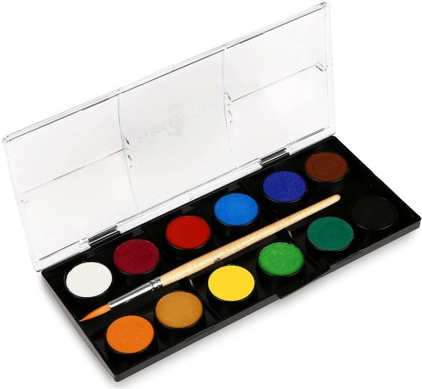 Faber Castell Suluboya Redline 12 Renk Küçük Boy 125011 - 2
