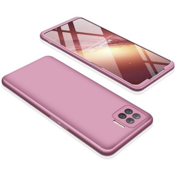 Oppo Reno 4 Lite Kılıf Ays Kapak - Rose Gold