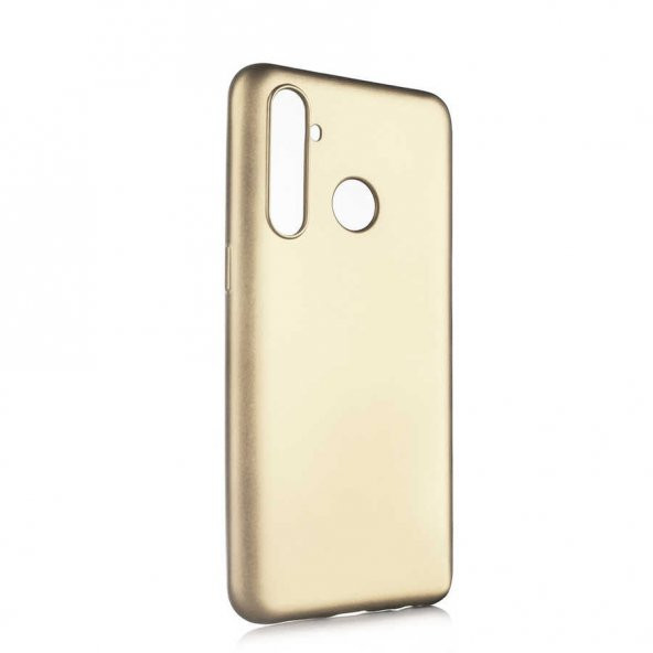 Realme 5 Pro Kılıf Premier Silikon Kapak - Gold