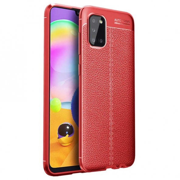 Samsung Galaxy A02S Kılıf Niss Silikon Kapak - Kırmızı