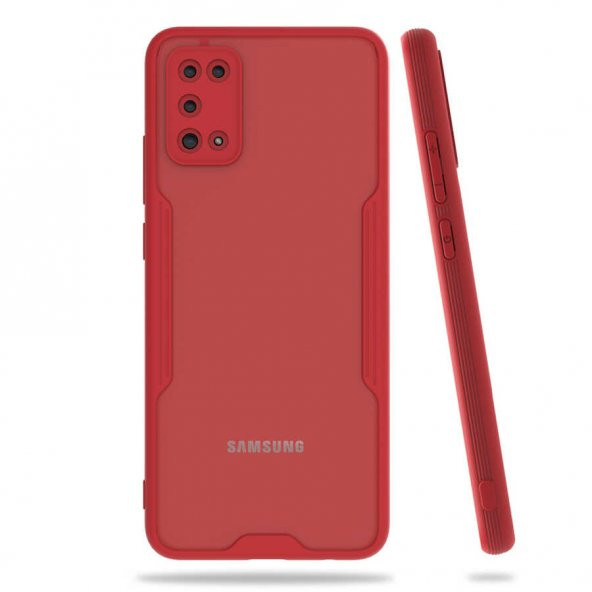 Samsung Galaxy A02S Kılıf Parfe Kapak - Kırmızı