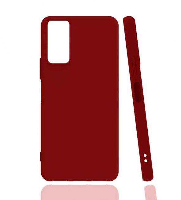 Samsung Galaxy A03S Kılıf Biye Silikon - Kırmızı