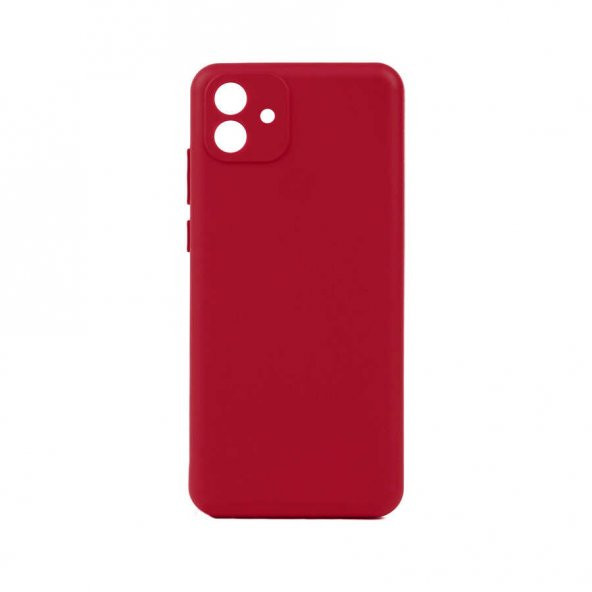 Samsung Galaxy A04 Kılıf Biye Silikon - Kırmızı