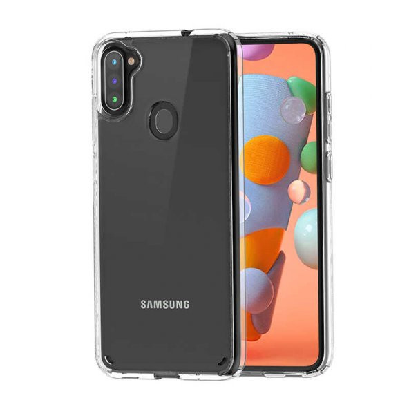 Samsung Galaxy A11 Kılıf Coss Kapak - Renksiz