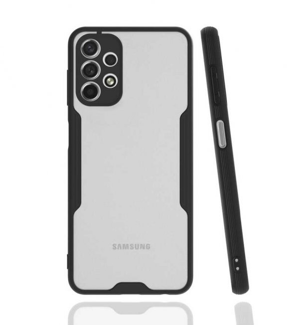 Samsung Galaxy A13 4G Kılıf Parfe Kapak - Siyah