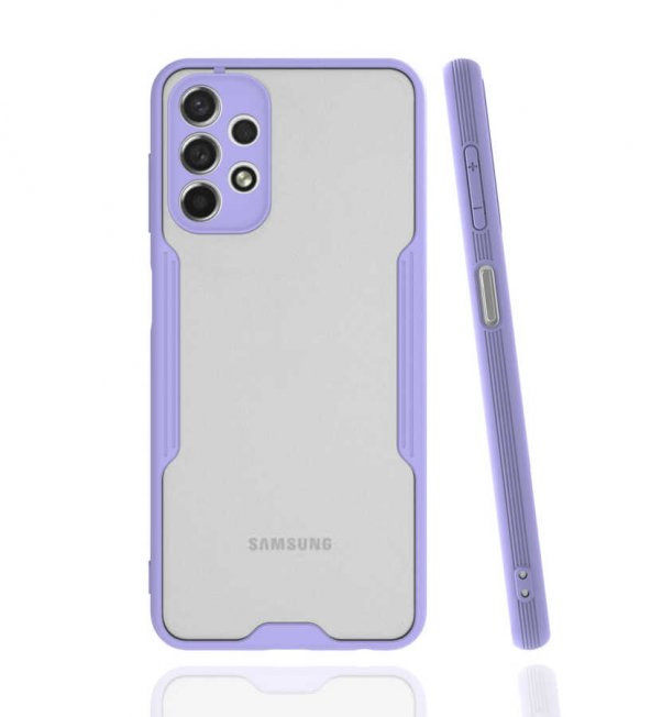 Samsung Galaxy A13 4G Kılıf Parfe Kapak - Mor