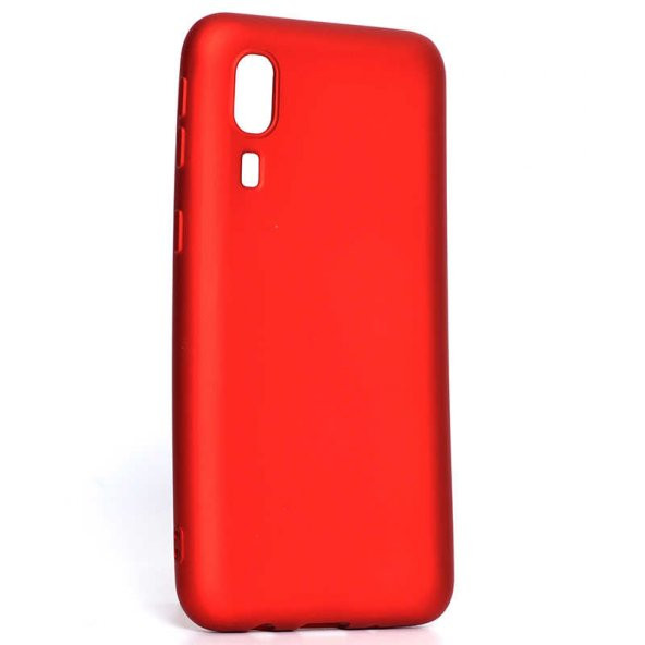 Samsung Galaxy A2 Core Kılıf Premier Silikon Kapak - Kırmızı