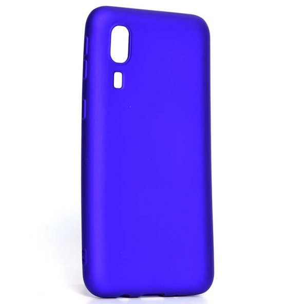 Samsung Galaxy A2 Core Kılıf Premier Silikon Kapak - Saks Mavi