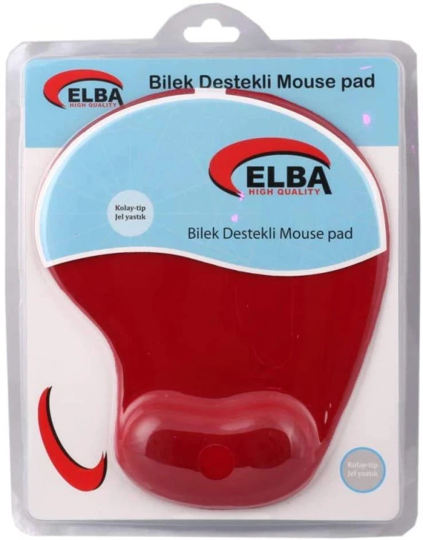 Elba K06152 Bileklikli Jel Mouse Pad Kırmızı