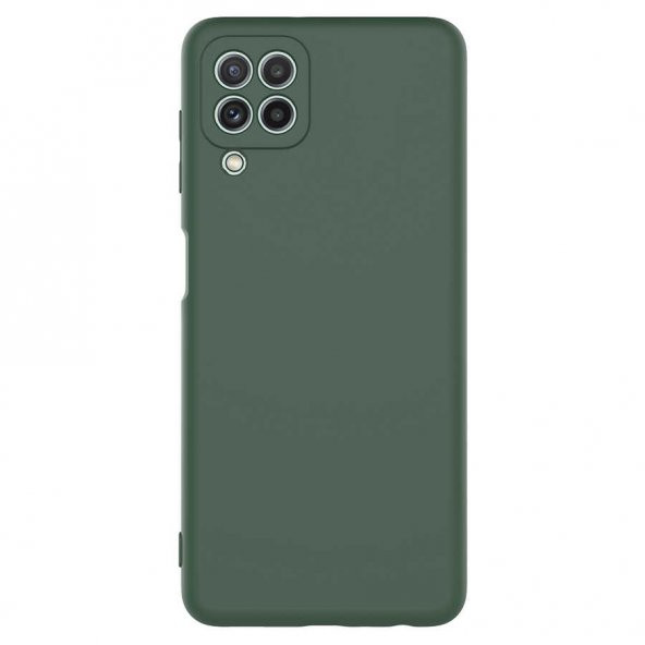 Samsung Galaxy A22 4G Kılıf Mara Lansman Kapak - Koyu Yeşil