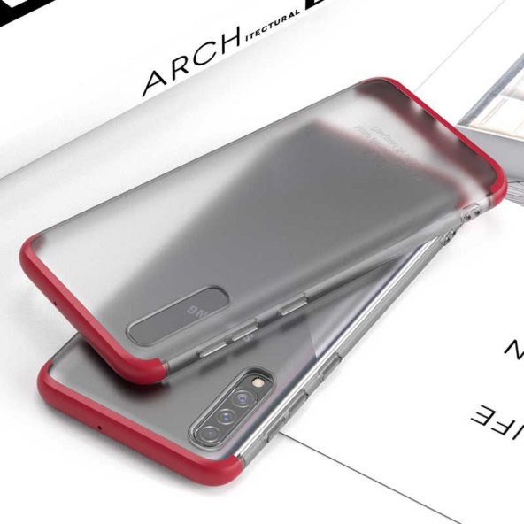 Samsung Galaxy A30S Kılıf Nili Kapak - Kırmızı