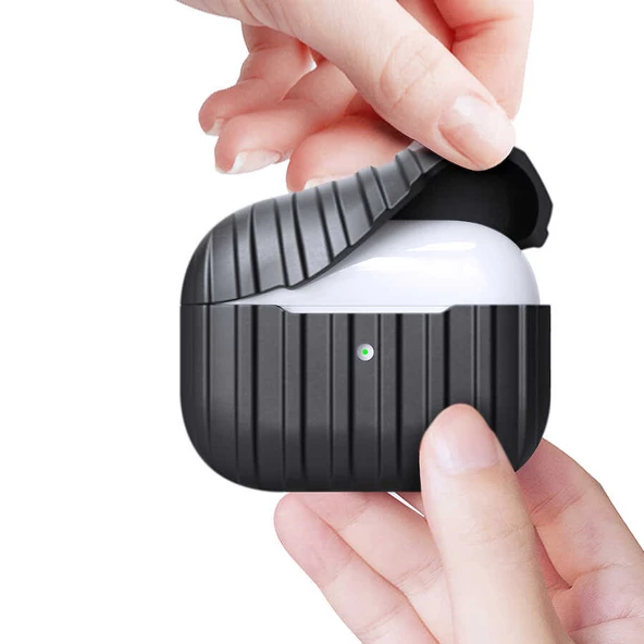 Apple Airpods Pro 2 Zore Airbag 30 Şeritli Bavul Tasarımlı Kılıf - 10