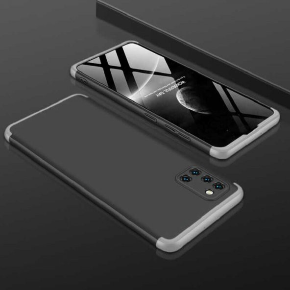 Samsung Galaxy A31 Kılıf Ays Kapak - Siyah-Gri
