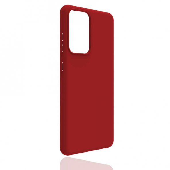 Samsung Galaxy A52 Kılıf Biye Silikon - Kırmızı