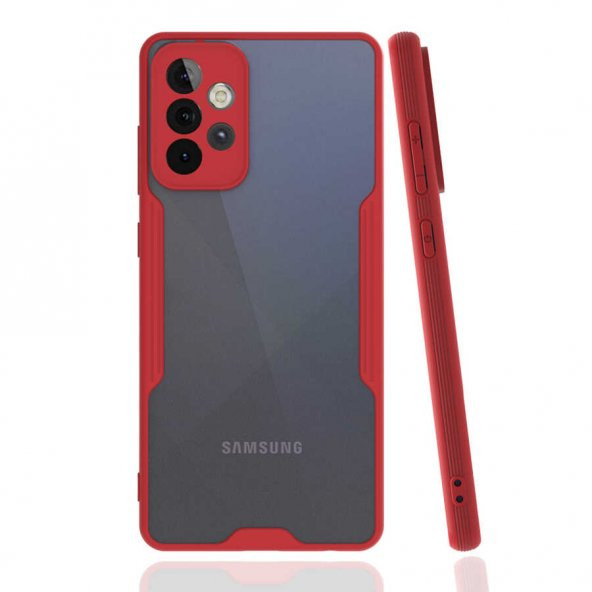 Samsung Galaxy A52 Kılıf Parfe Kapak - Kırmızı
