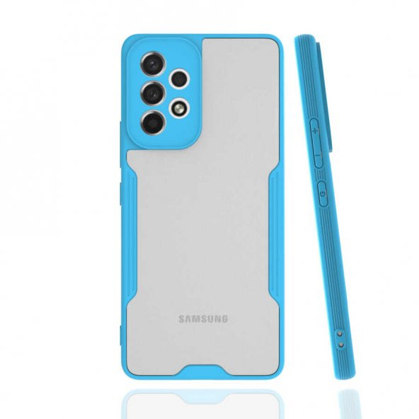 Samsung Galaxy A53 5G Kılıf Parfe Kapak - Mavi