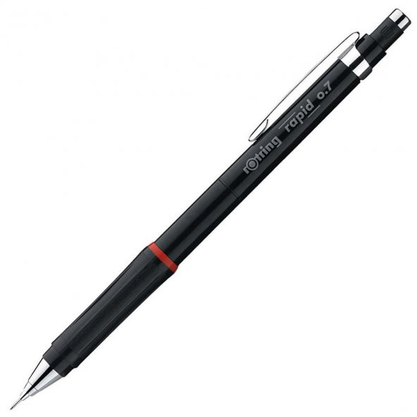 Rotring Rapid Siyah 07 mm Versatil Kalem