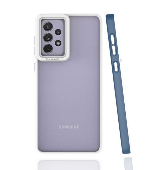 Samsung Galaxy A73 Kılıf Mima Kapak - Lacivert