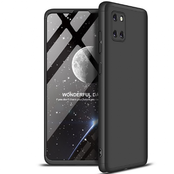 Samsung Galaxy A81 (Note 10 Lite) Kılıf Ays Kapak - Siyah