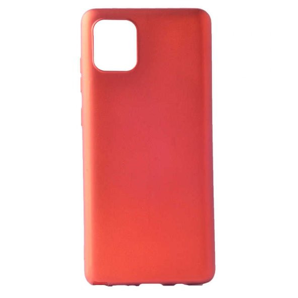 Samsung Galaxy A81 (Note 10 Lite) Kılıf Premier Silikon Kapak - Kırmızı
