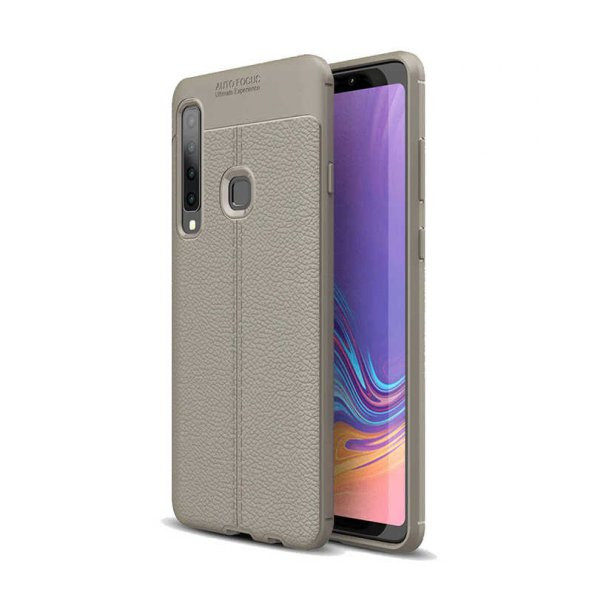 Samsung Galaxy A9 2018 Kılıf Niss Silikon Kapak - Gri